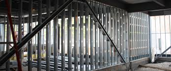 Steel stud framing vancouver surrey langley new westminster delta VANCAN Drywall steelage construction