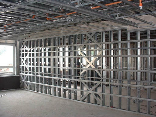 Steel stud framing vancouver surrey langley new westminster delta VANCAN Drywall steelage construction